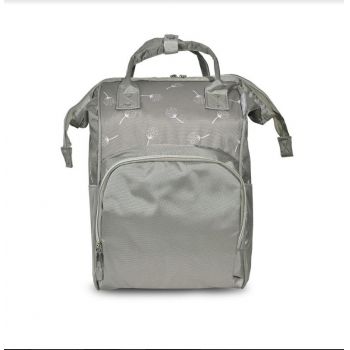 Rucsac cu multiple compartimente pentru accesorii bebelusi Tender Grey