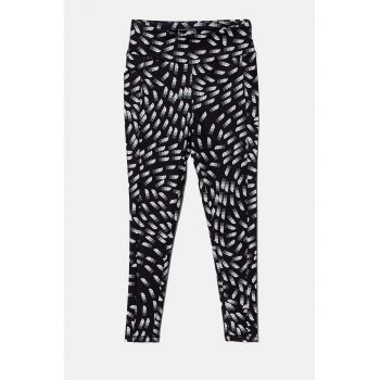 The North Face leggins copii NEVER STOP TIGHT culoarea negru, modelator, NF0A86XV4EI1