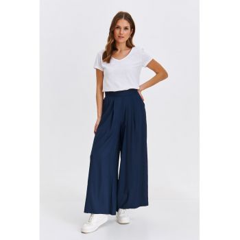 Pantaloni lungi cu model uni