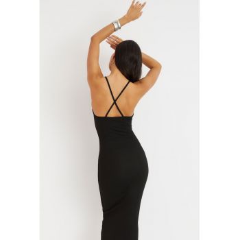 Rochie midi cu croiala bodycon