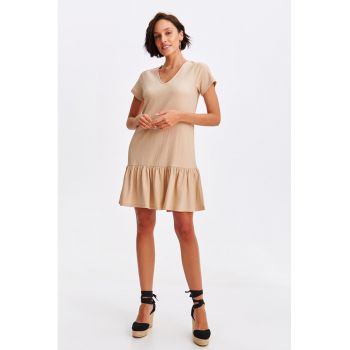 Rochie mini cu croiala in A