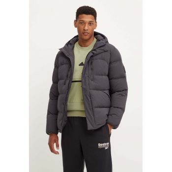 Jack Wolfskin geaca de puf barbati, culoarea negru, de iarna