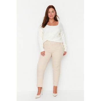 Pantaloni plus size conici