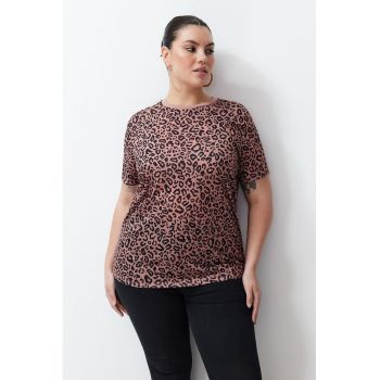 Plus Size Animal Print T-Shirt