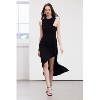 Rochie asimetrica fara maneci