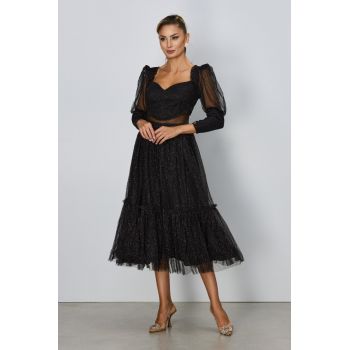 Rochie de ocazie Poeme Neagra