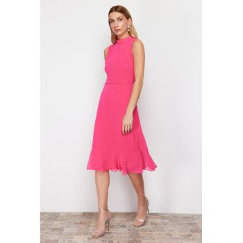 Rochie midi evazata