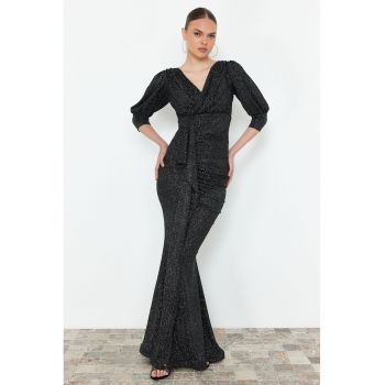 Rochie stralucitoare cu croiala sirena