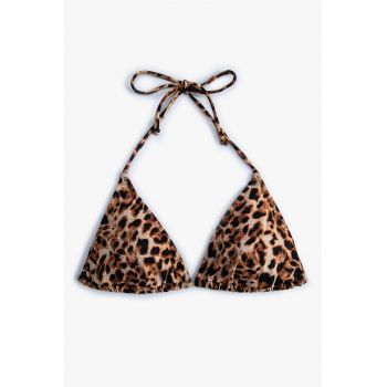 Sutien triunghiular cu animal print