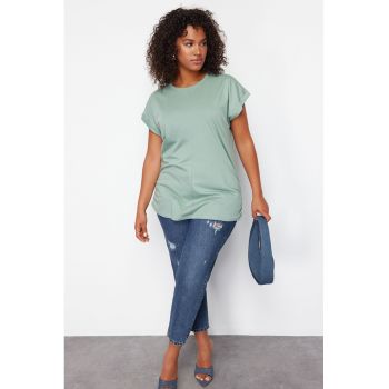 Tricou plus size de bumbac