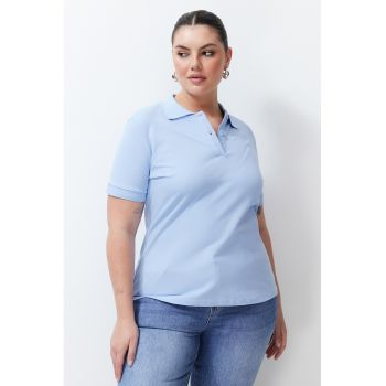 Tricou polo plus size