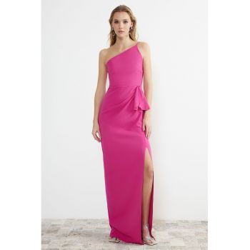 Rochie maxi cu slit adanc 55485