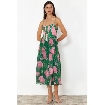 Rochie midi evazata