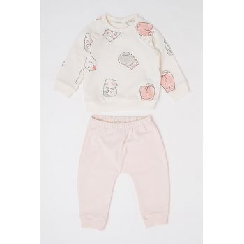 Set de bluza cu imprimeu si pantaloni