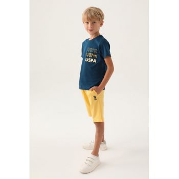 Set de tricou de bumbac si bermude