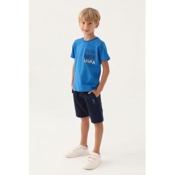 Set de tricou de bumbac si bermude