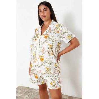 Pijama cu model floral