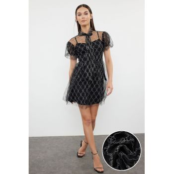 Rochie evazata cu model