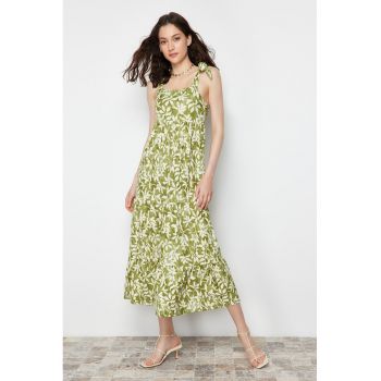 Rochie maxi cu model floral