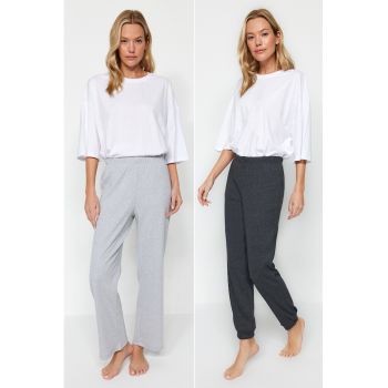 Pantaloni pijama dama 1051237871 - Bumbac/Elastan/Poliester