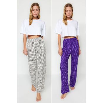 Pantaloni pijama dama 1084877871 - Viscoza