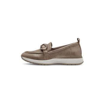 Pantofi loafer relaxed fit de piele