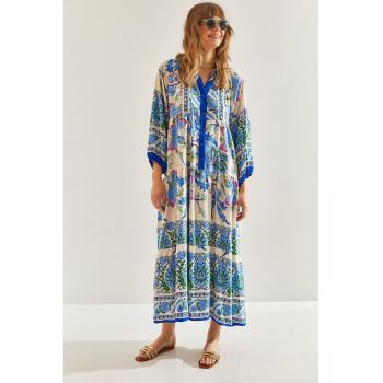 Rochie maxi cu model floral