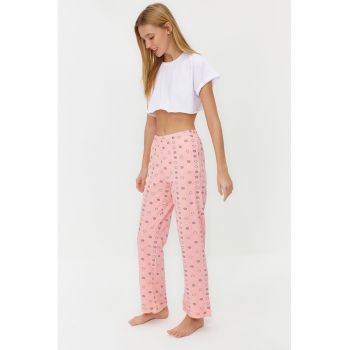 Pantaloni pijama dama 1262257871 - Bumbac/Elastan