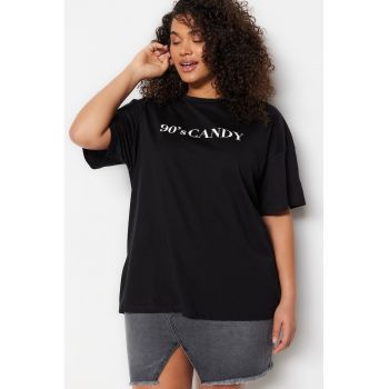 Tricou dama 118207-7871 - Bumbac - Negru