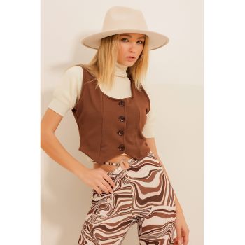 Vesta Trend Alacati Stili - Bumbac/Lycra - Caramel -