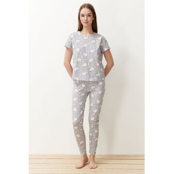 Pijama dama 1346417871 - Poliester/Bumbac