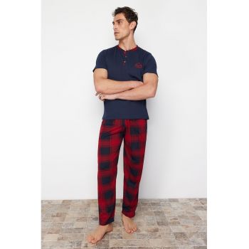 Pijama barbati 1341517871 - Poliester/Bumbac