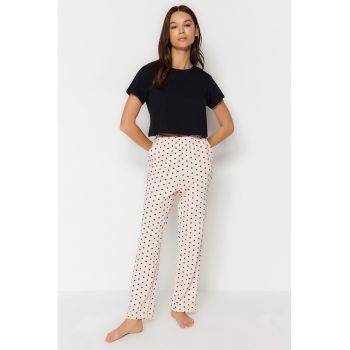 Pantaloni pijama dama 1295557871 - Bumbac/Elastan