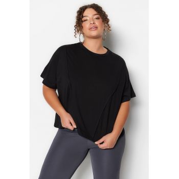 Tricou dama 132757-7871 - Bumbac - Negru