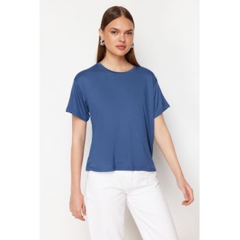 Tricou dama 150641-7871 - Viscoza - Indigo