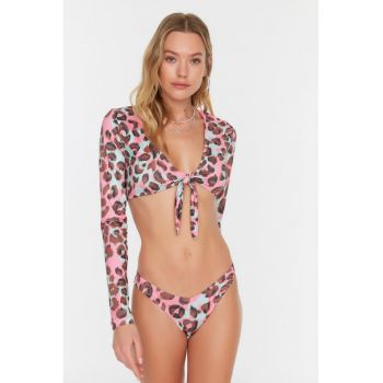 Slip cu animal print