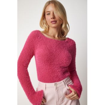 Pulover dama 1386037871 - Poliester - S INTL - Fucsia