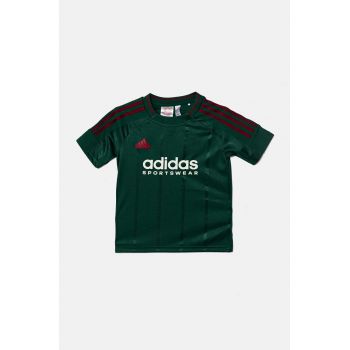 adidas tricou copii J NP TEE culoarea verde, cu imprimeu, IW0890