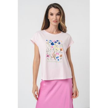 Tricou cu imprimeu floral