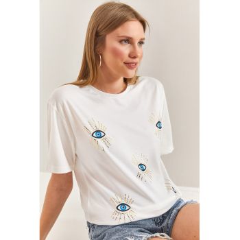 Tricou cu model Fatima Eye