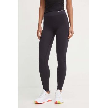 Hummel leggins de antrenament Clea culoarea verde, modelator, 210511