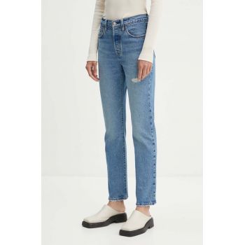 Levi's jeansi 501 femei high waist