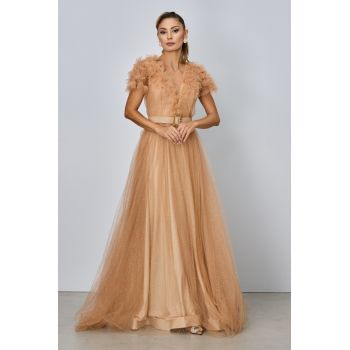 Rochie de ocazie London Nude