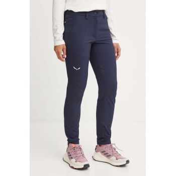 Salewa pantaloni de exterior Puez Dolomitic 2 Durastretch culoarea albastru marin, 00.0000028487