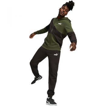 Trening barbati Puma Power Cat Sweat Suit Myrtle 67597231