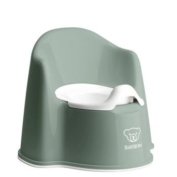 BabyBjorn - Olita cu protectie spate Potty Chair Deep Green