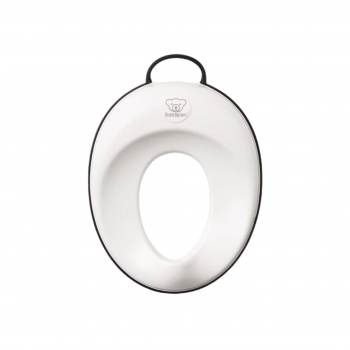 BabyBjorn - Reductor pentru toaleta Toilet Training Seat, White/Black