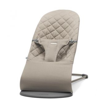 Balansoar din Bumbac pentru copii BabyBjorn Bliss, Sand Grey