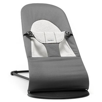 Balansoar din Bumbac-Tricot pentru copii BabyBjorn Balance Soft, Dark Grey