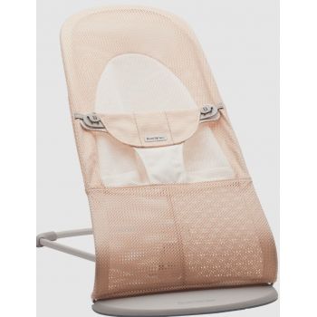 Balansoar din Mesh pentru copii BabyBjorn Balance Soft, Pearly Pink/White